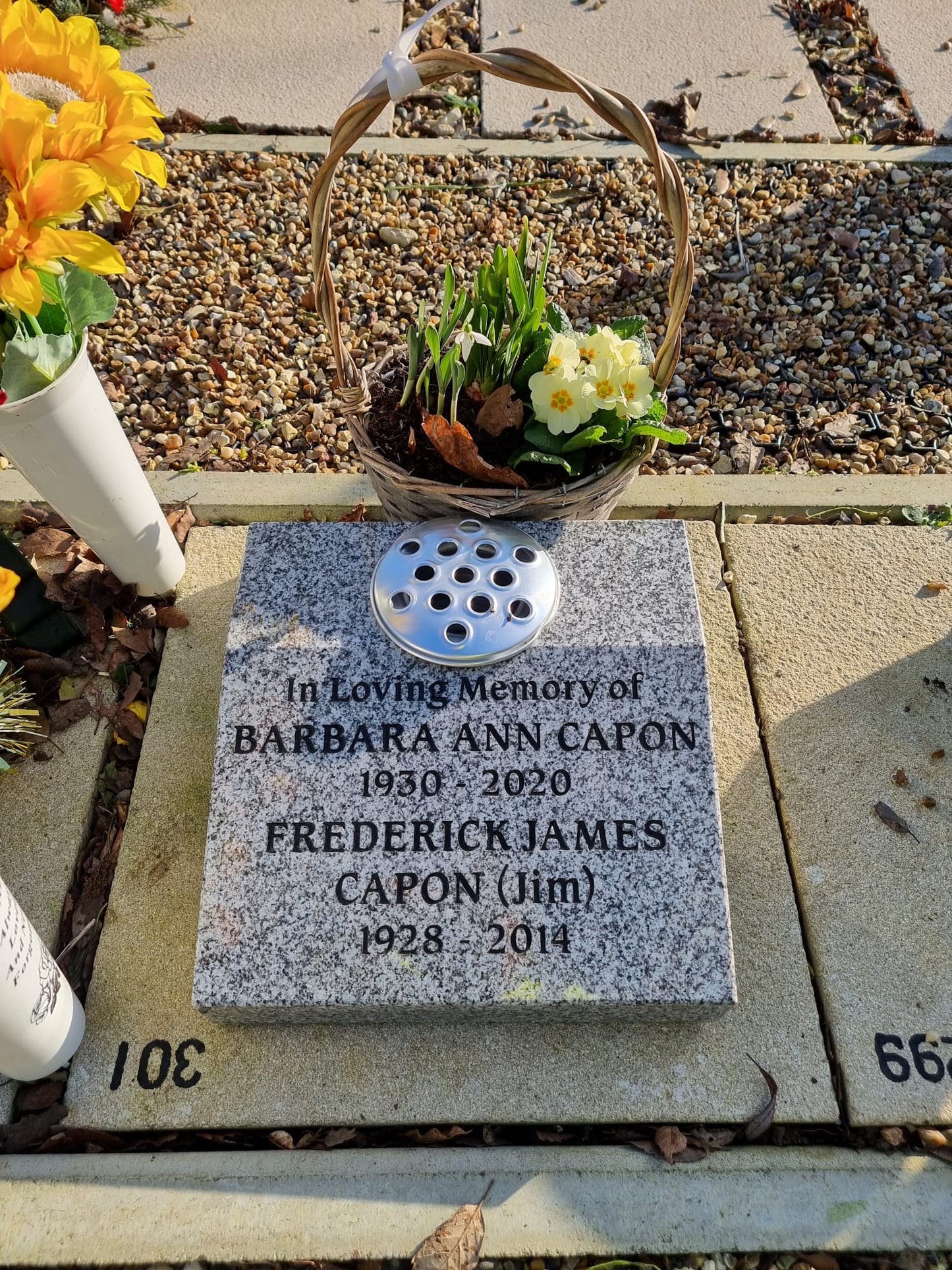 Poppy Design Memorial Tablet With Vase