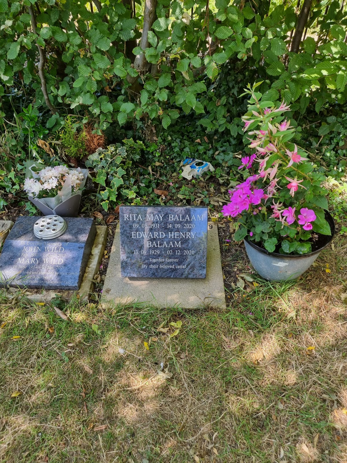 Painted Rose Tablet Memorial