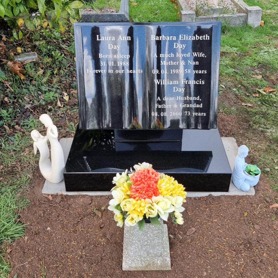 Book Memorial With Stepped And Polished Page Edges