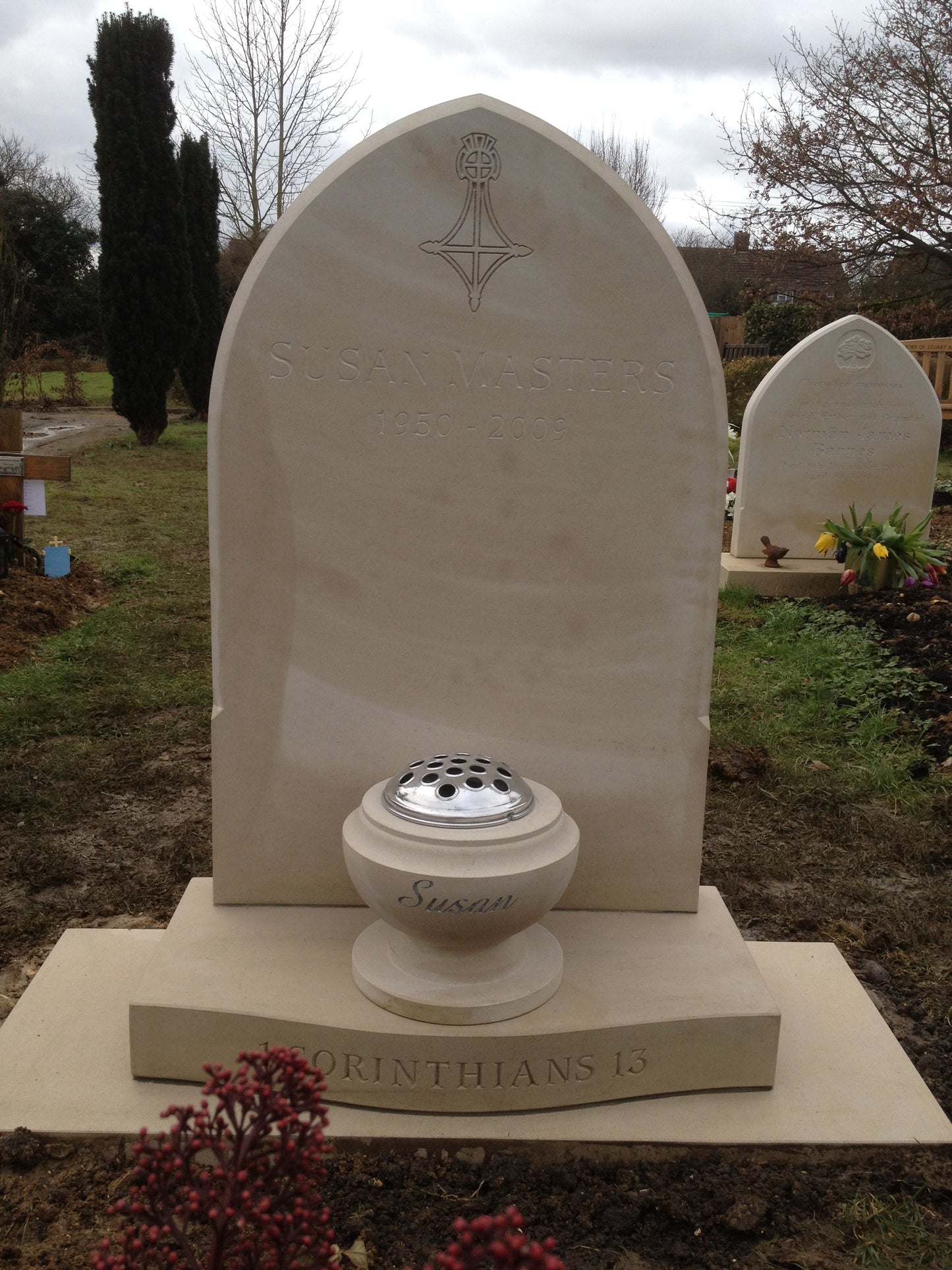 Gothic Top Headstone