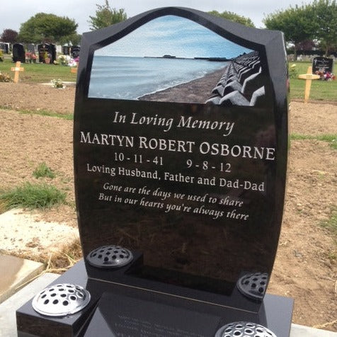 Contemporary Ogee Headstone