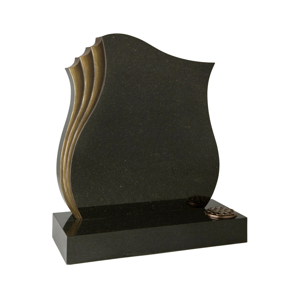 Headstone With Hand Carved Rebates