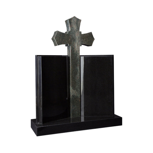 Book Memorial With Majestic Cross To Centre