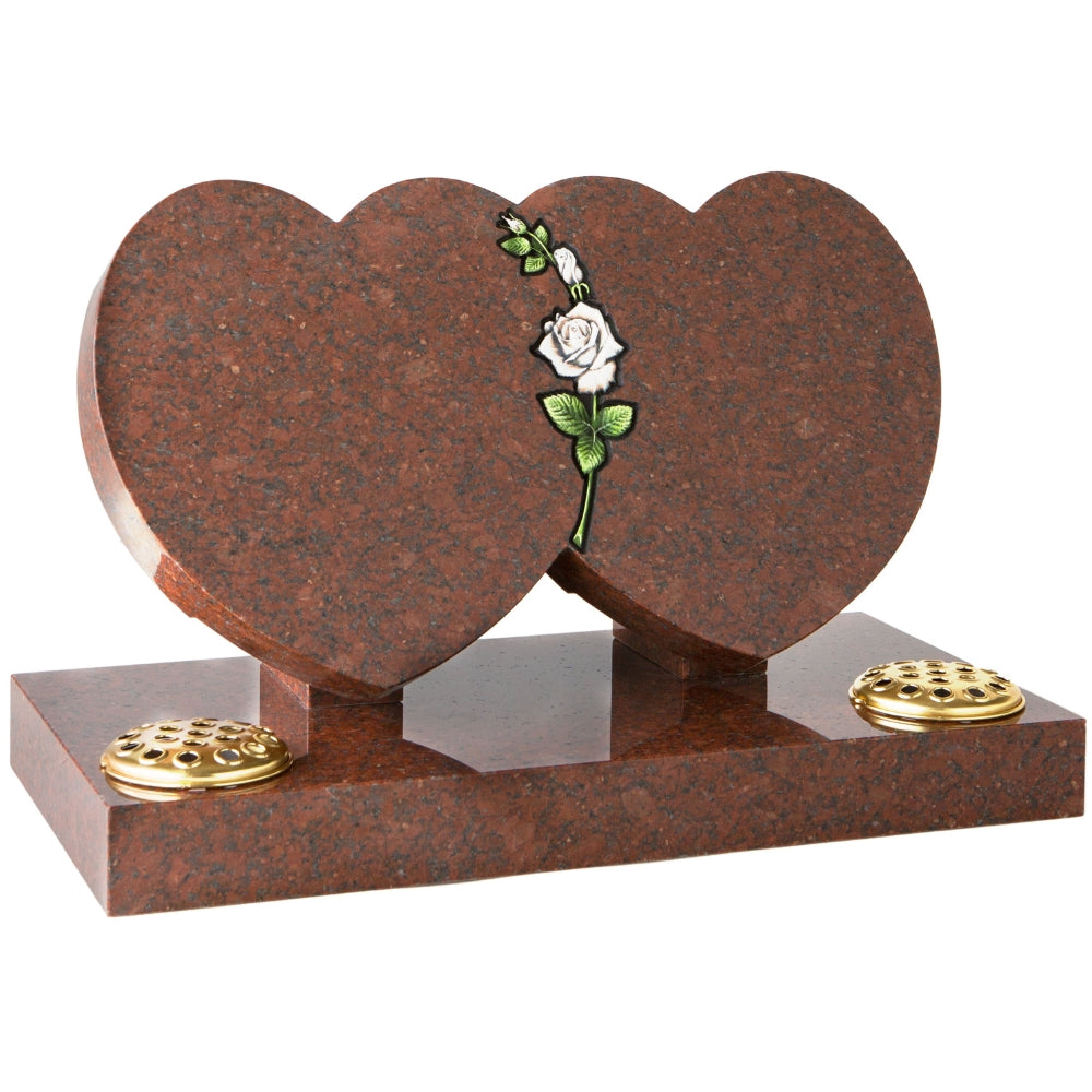 Double heart memorial