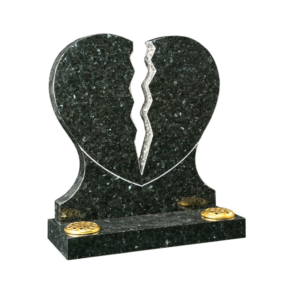 Broken Heart Headstone Memorial