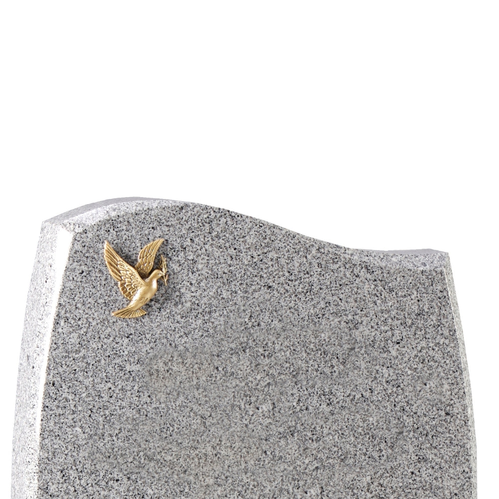 Half ogee & matching base with optional 3d dove design