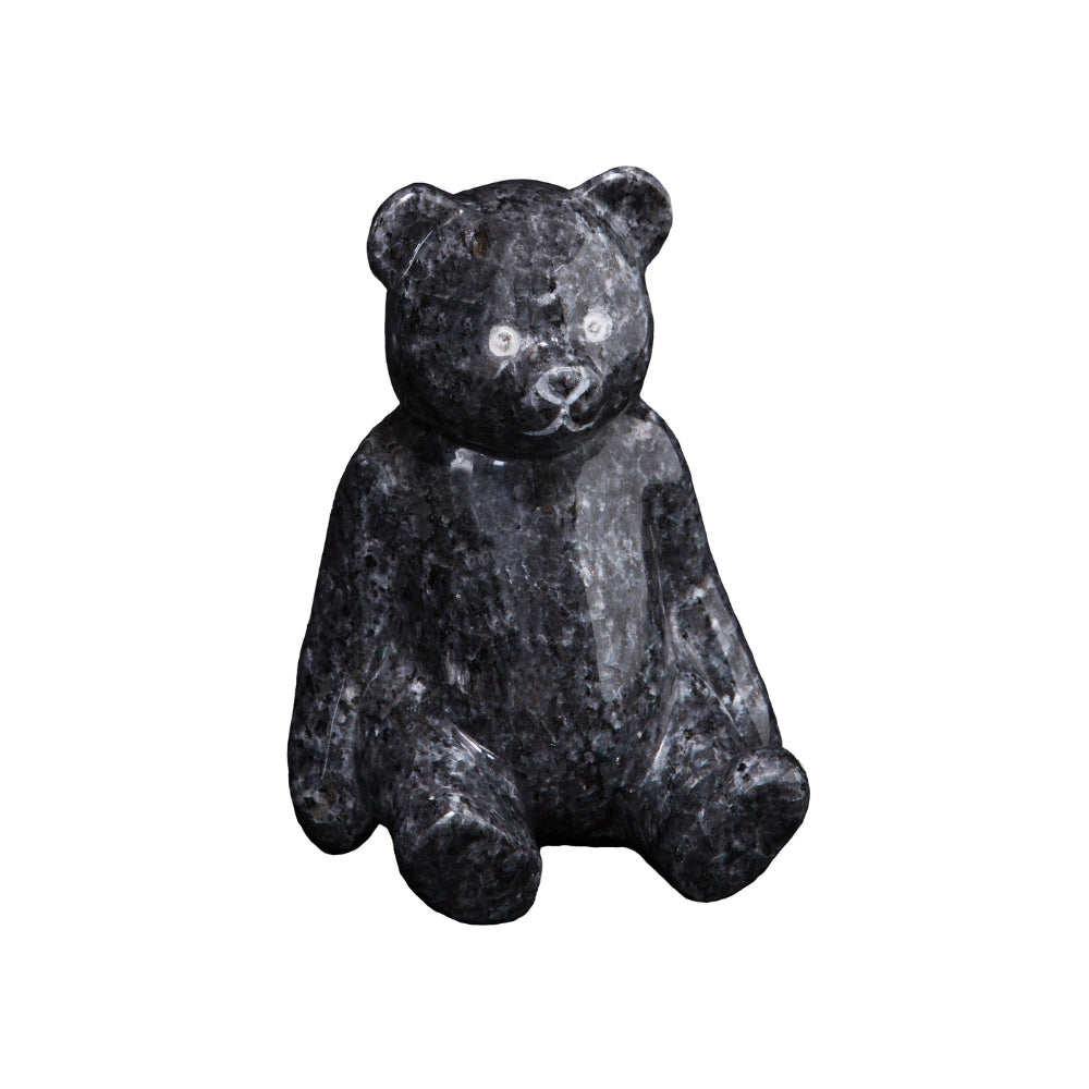 Fully carved small teddy bear