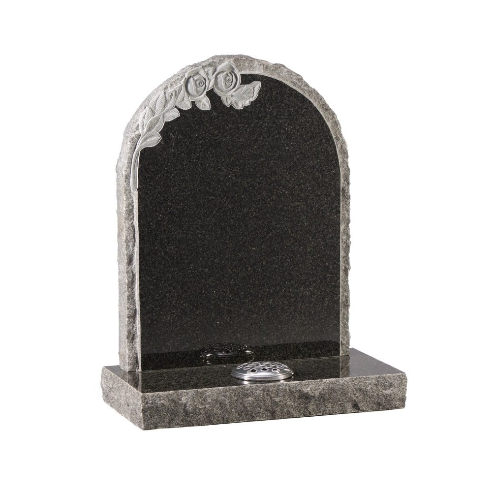 Real Headstone Headstone With Natural Carved Edges – A. Clarke Memorials
